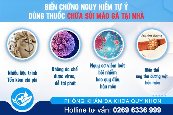 Sai lầm khi tự ý dùng thuốc trị sùi mào gà tại nhà – Coi chừng biến chứng nguy hiểm