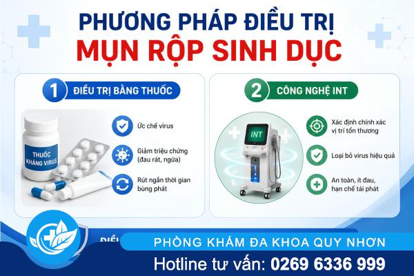 Khám chữa mụn rộp sinh dục uy tín tại Quy Nhơn – Kín đáo, hiệu quả