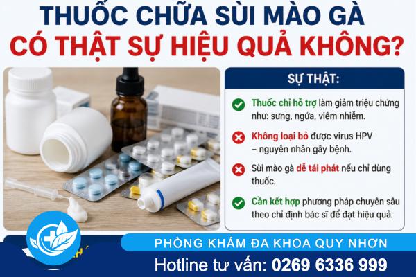 Những lưu ý quan trọng khi dùng thuốc chữa sùi mào gà