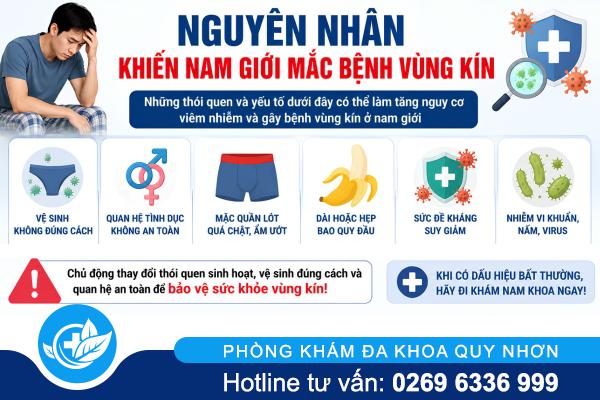 Những Bệnh Vùng Kín Nam Thường Gặp Và Cách Nhận Biết Sớm